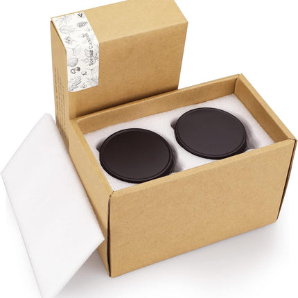 Candles for Home Scented, Scented Candles, Twilight Lavender and Sea Sage, 14.4 Oz- Pack of 2 with Amber Glass Jars Package, 100 Hour Burn Time, Soy Candles for Ideal Gifts for Various Festivals