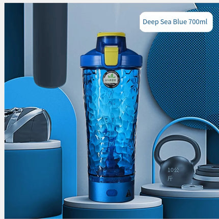 650Ml USB Electric Portable Whey Protein Shaker Bottle Fully Automatic Stirring Cup Rechargeable Gym BA Free Cocktail Blend