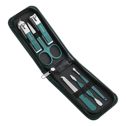 Nail Scissors Set Household High End Mens and Womens Special Nail Clippers Manicure Beauty Tools 6 Piece Portable Household