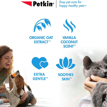 Pet Wipes for Dogs and Cats, 400 Wipes - Large Pet Wipes for Dogs and Cats - Cleans Ears, Face, Butt, Body and Eye Area - Convenient, Ideal for Home or Travel - 4 Packs of 100 Wipes